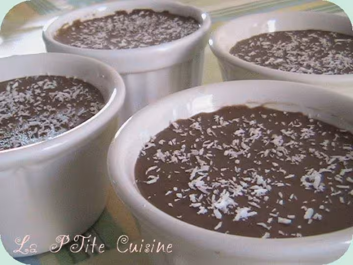 Petites cremes soja coco praline
