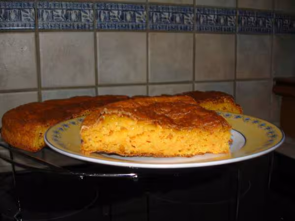 Gateau aux carottes a la coupe
