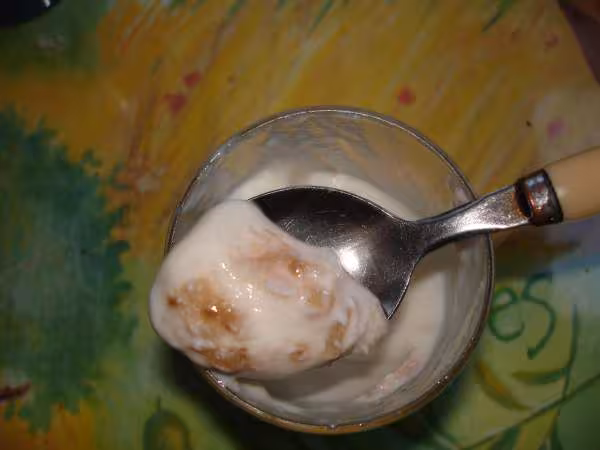 Yaourt pommes framboise