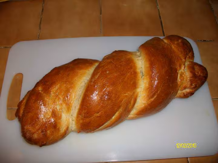 Brioche tressee apres cuisson