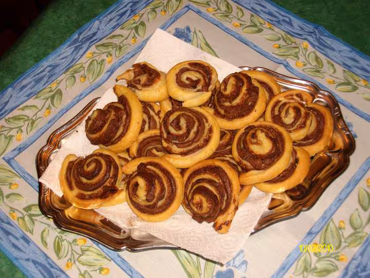 Feuiiles au nutella