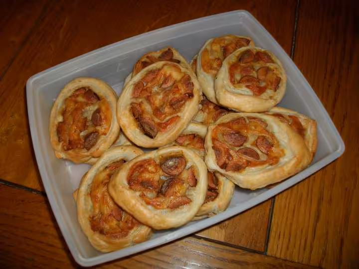 Roules moutarde knackis