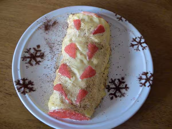Buche saveur citronee