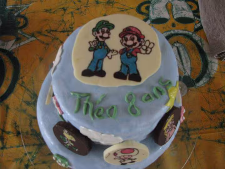 Gateau mario bros