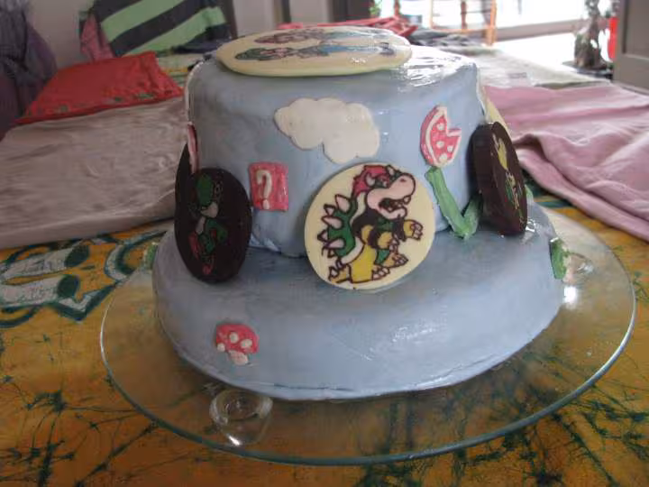 Gateau mario bros 4