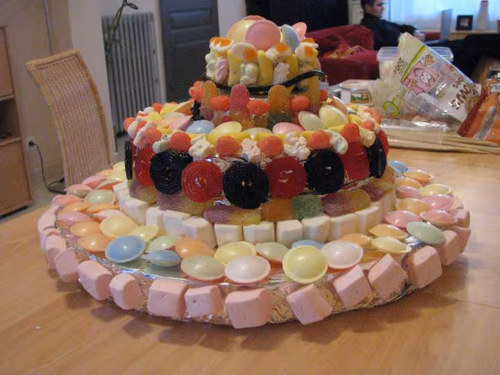 Piece montee bonbons