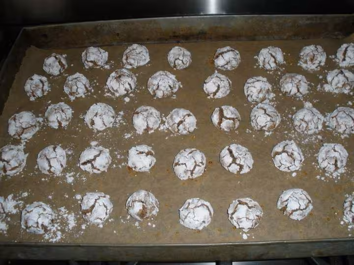 Boules au chocolat apres cuisson