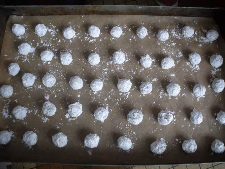 Boules au chocolat avant cuisson