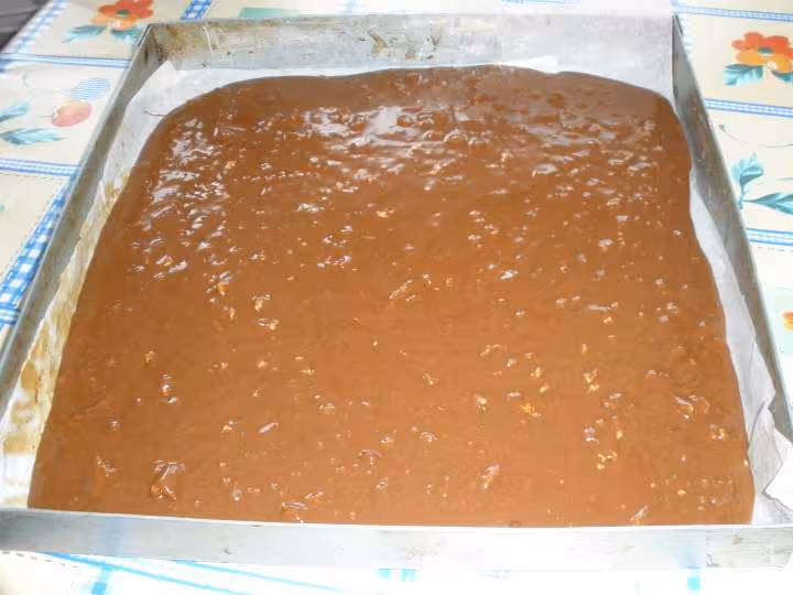 Brownies avant cuisson
