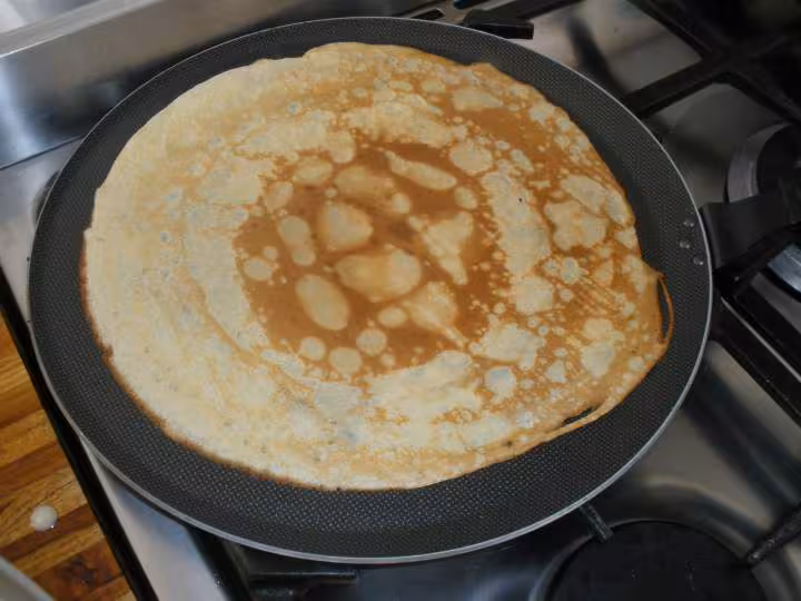 Crepes cuisson