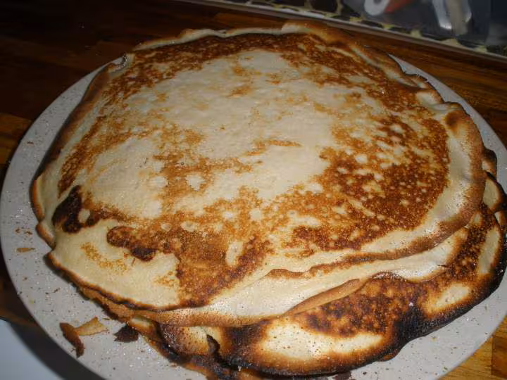 Crepes maison a la farine de froment