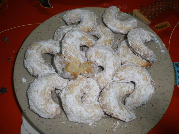 Croissants de lune vanille kipferl