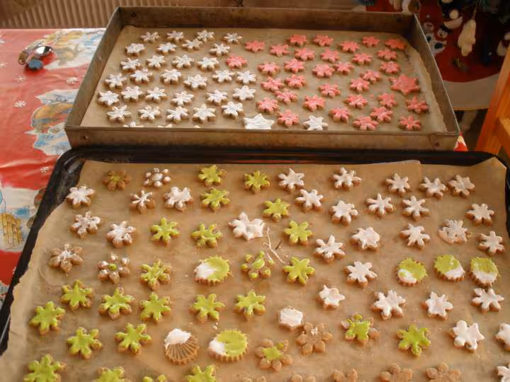 Etoiles de noel a la canelle
