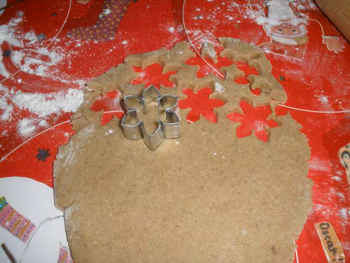 Etoiles de noel a la canelle preparation