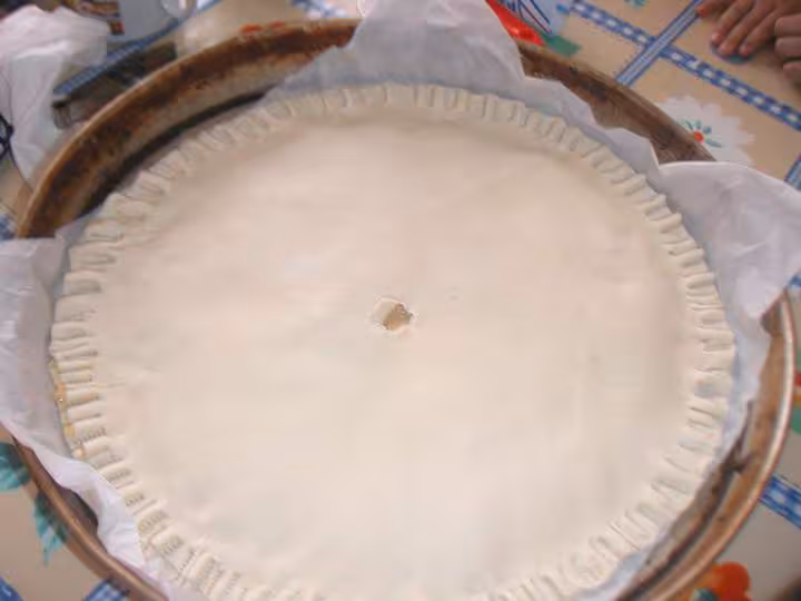 Galette des rois avant cuisson