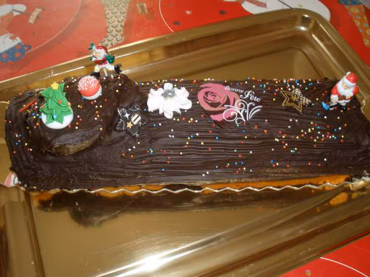 Ma buche de noel 2009 avant noel