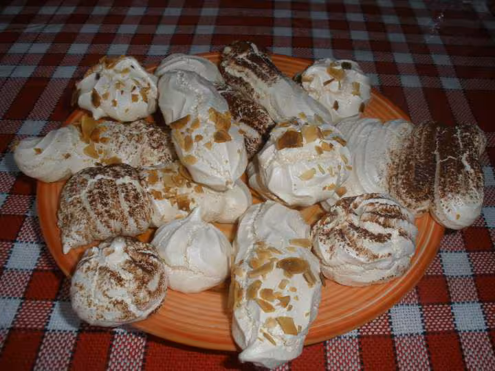 Meringues apres cuisson