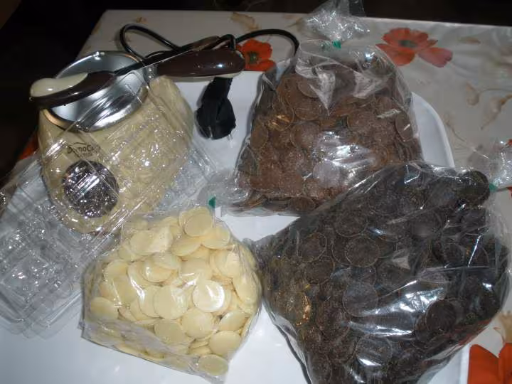 Mes achats pour mes futurs chocolats de noel