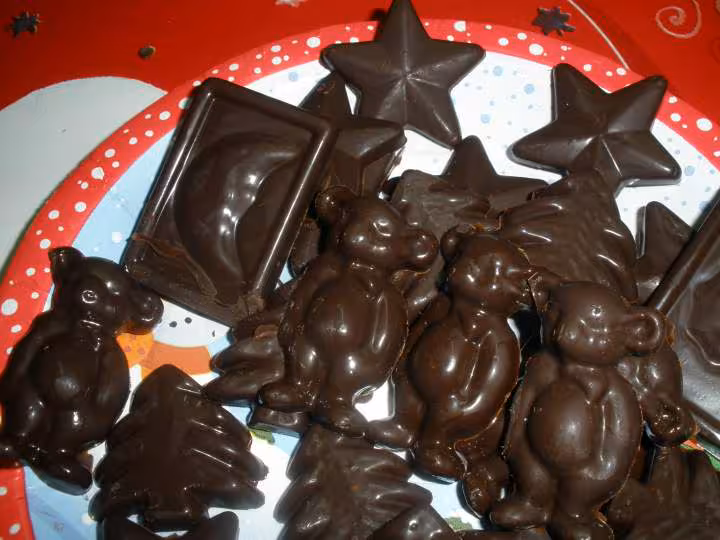 Mes chocolats noir de noel
