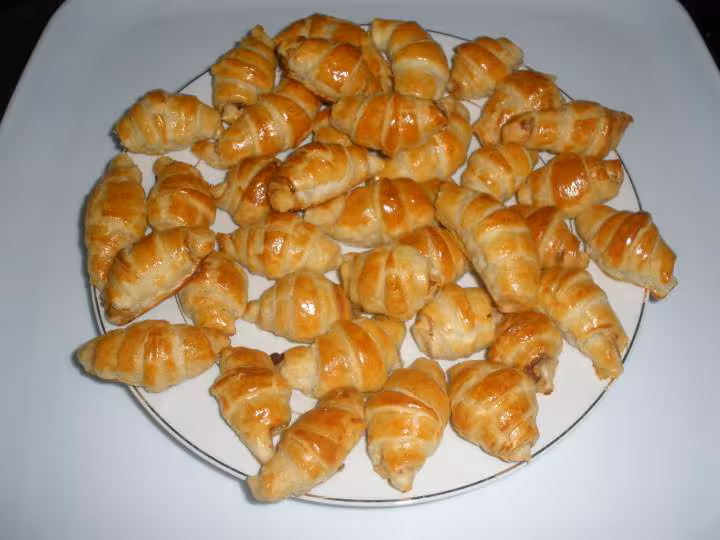 Mes croissants au canard fume