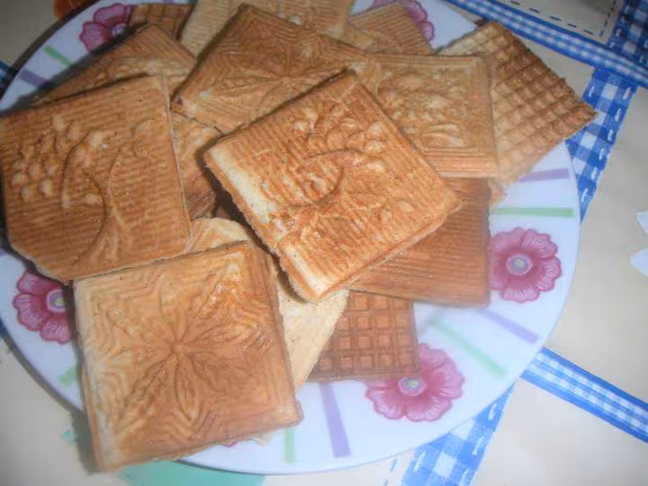 Mes gauffres de noel a la canelle