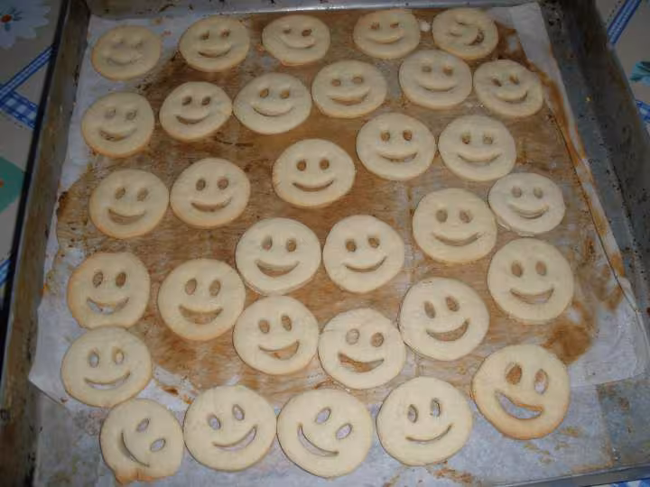 Mes smiles avant cuisson
