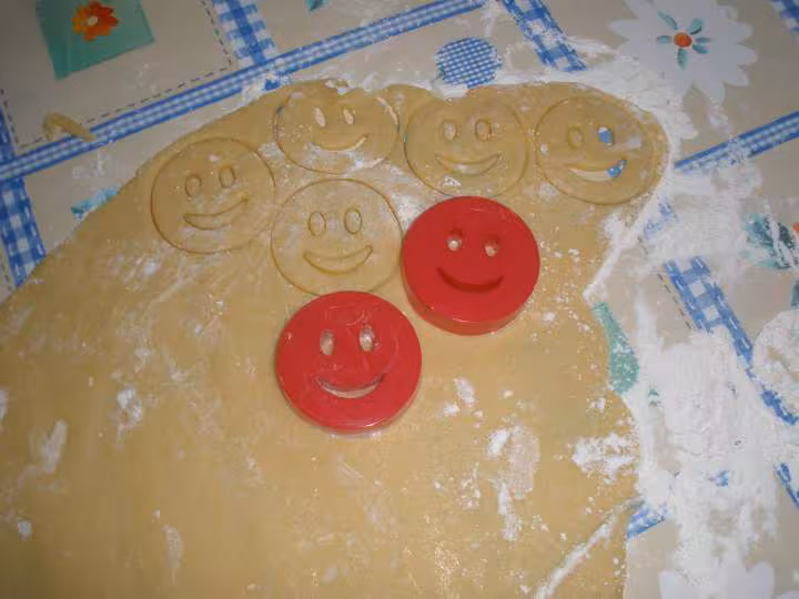 Mes smiles avant cuisson