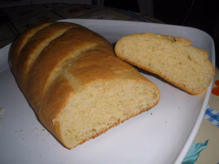 Pain de semoule apres cuisson