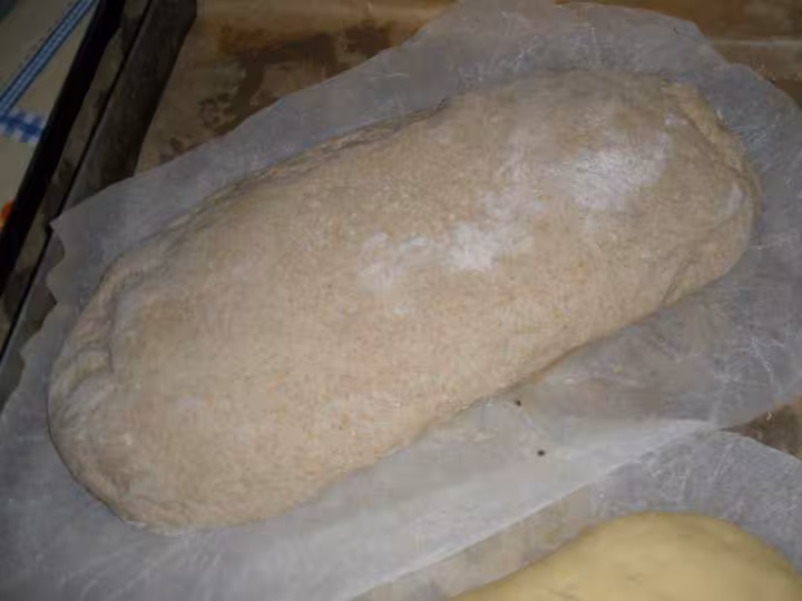 Pain paysan avant cuisson