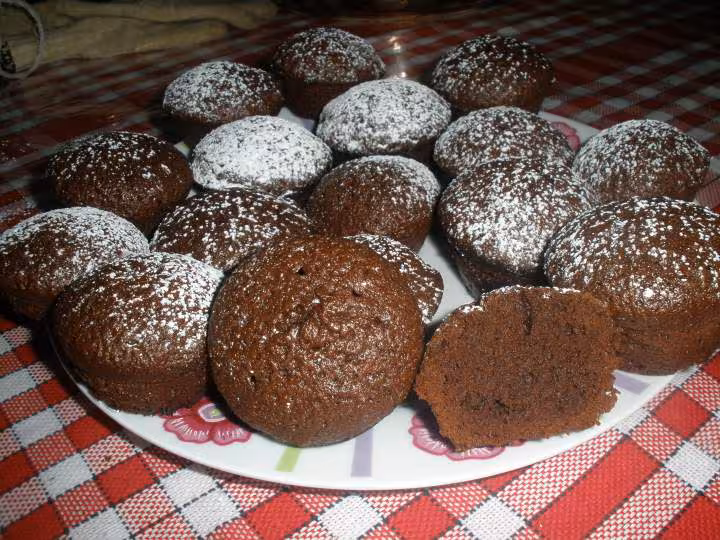 Petits moelleux au chocolat noir 1