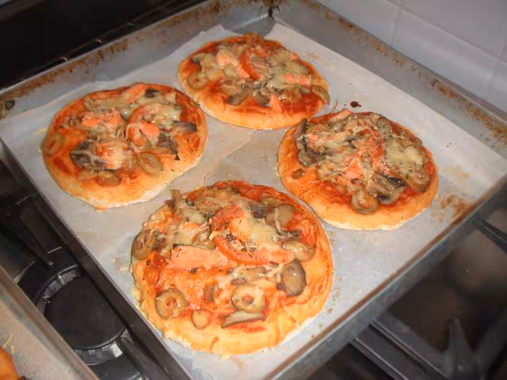 Pizza saumon