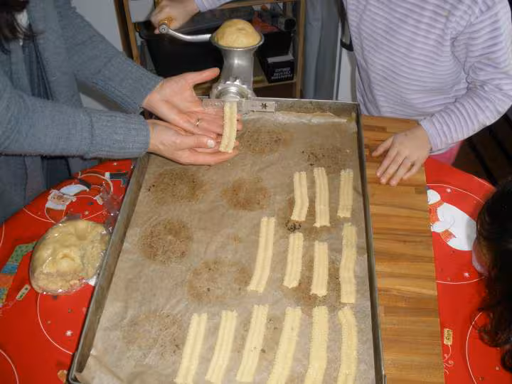 Spritz aux amandes preparation