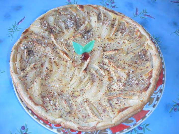 Tarte pommes poires