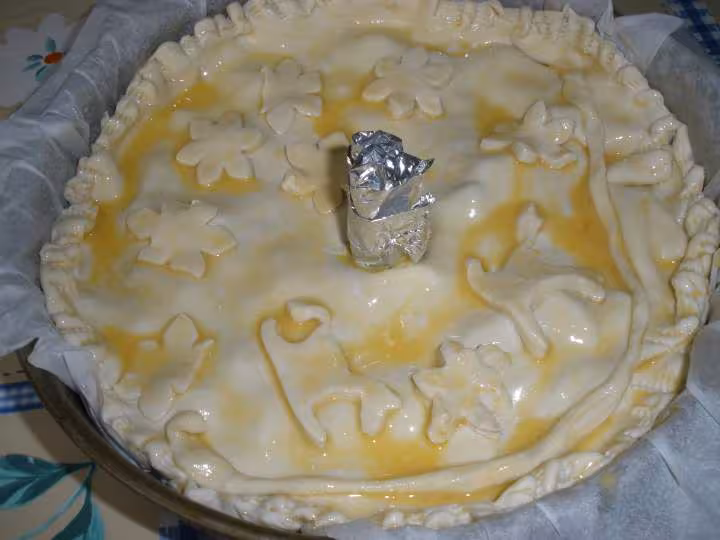 Tourte avant cuisson
