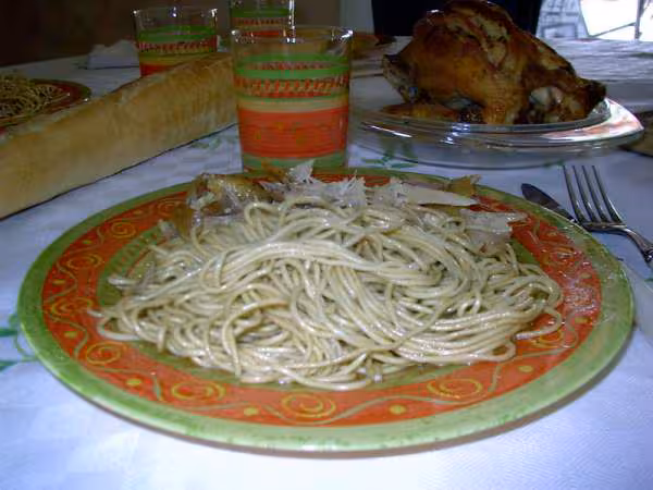Poulet pates chinoises
