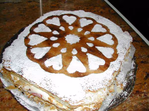 Millefeuille aux fraises