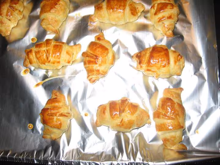 Croissants a la saucisse