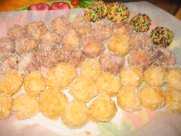 Boules confiture coco