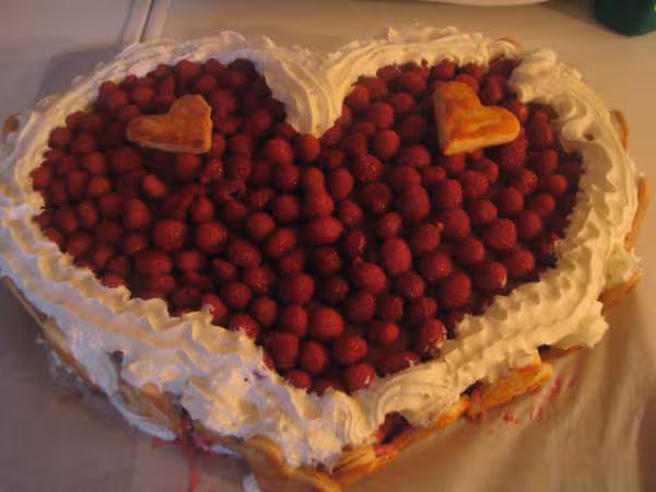 Gateau saint valentin