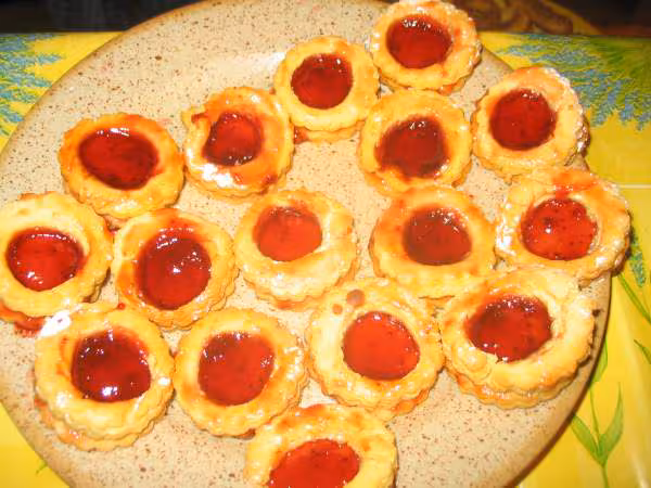 Sables a la confiture de fraise
