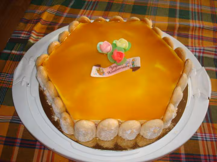 Bavarois fraise et fruits exotique