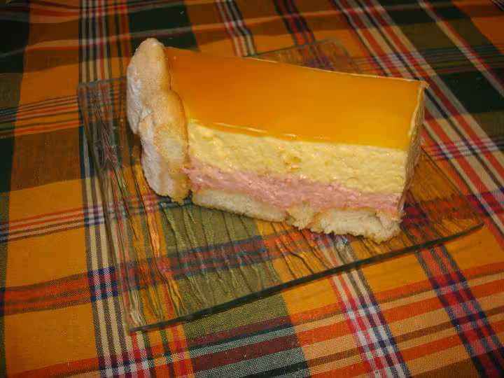 Bavarois fraise et fruits exotique