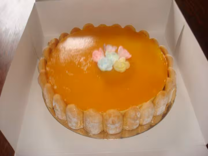 Bavarois framboise et fruits exotique