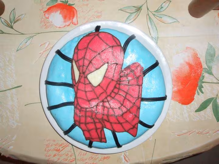 Gateau spiderman