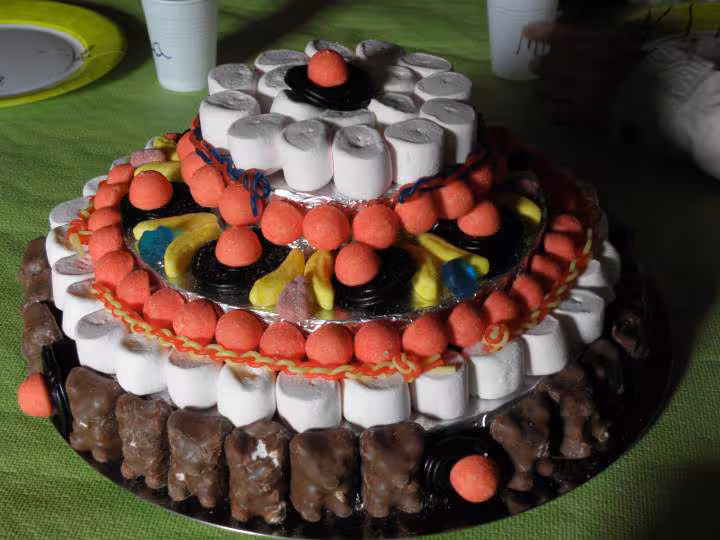 Mon 2eme gateau de bonbons
