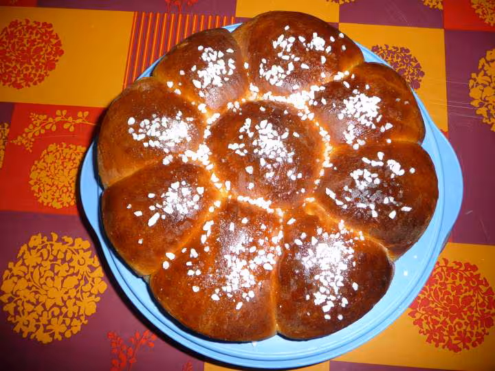 Brioche sans beurre prete a deguster