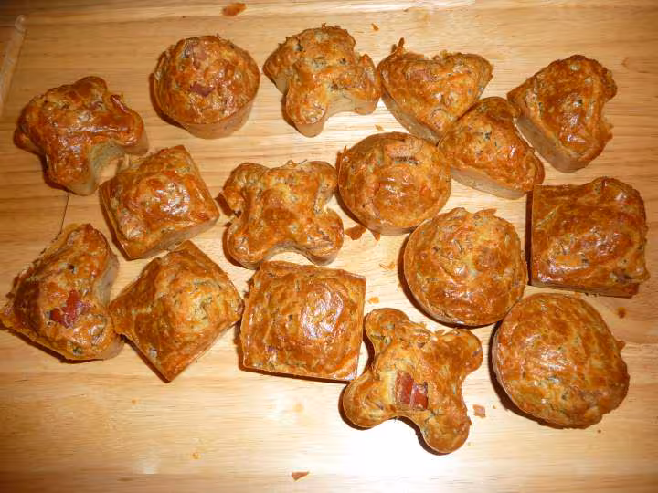 Cake aux olives et aux saucisses