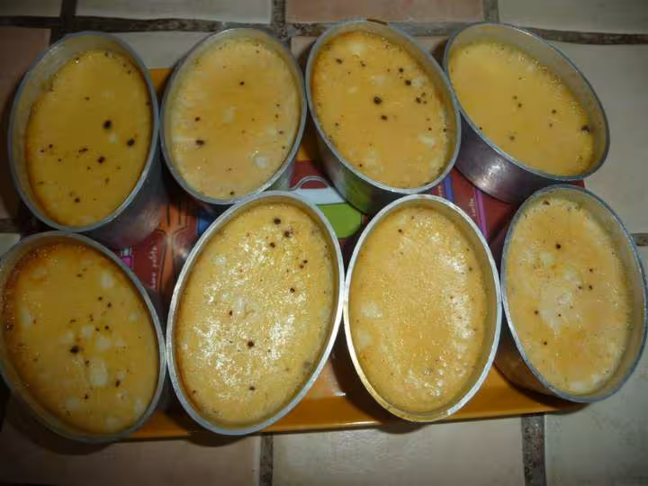Cremes au oeufs a la vapeur cc