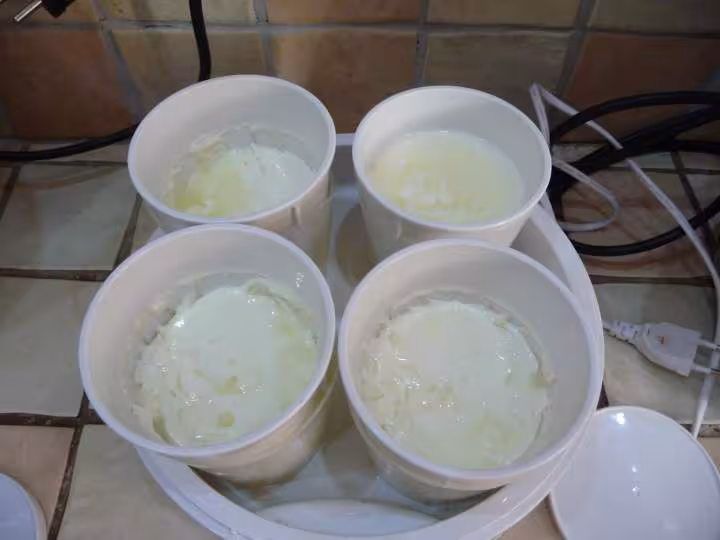 Fromage blanc egouttage