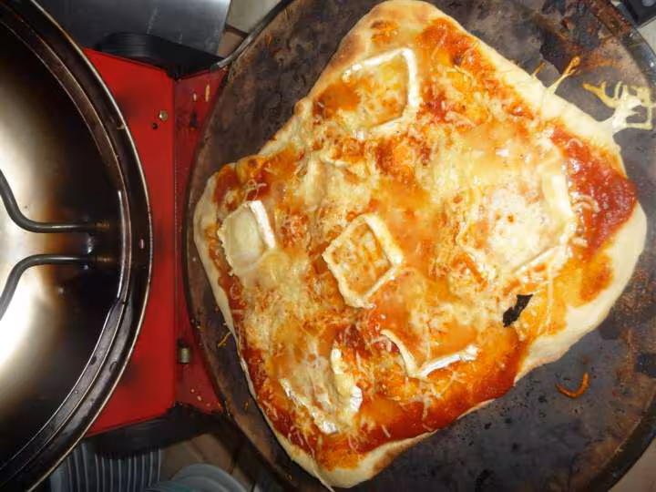 Pizza au chevre